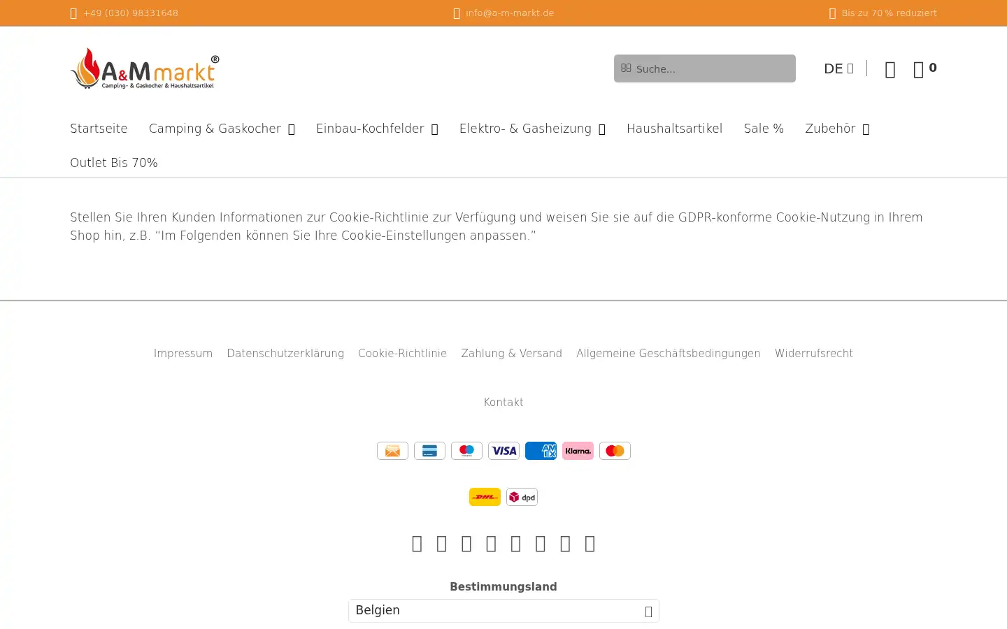 Screenshot of gaskocher-shop24.de