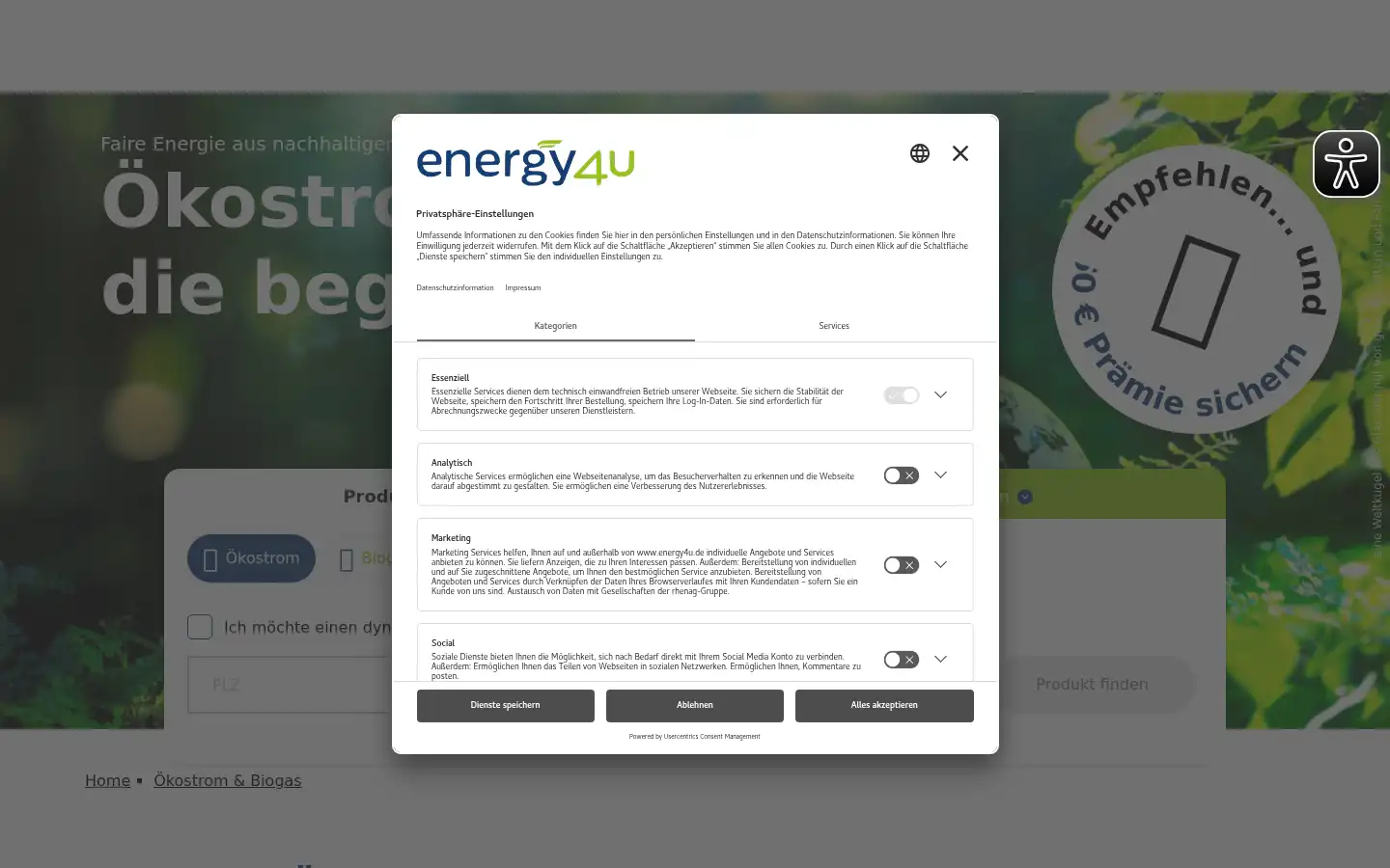 Screenshot of gaspar-energie.de