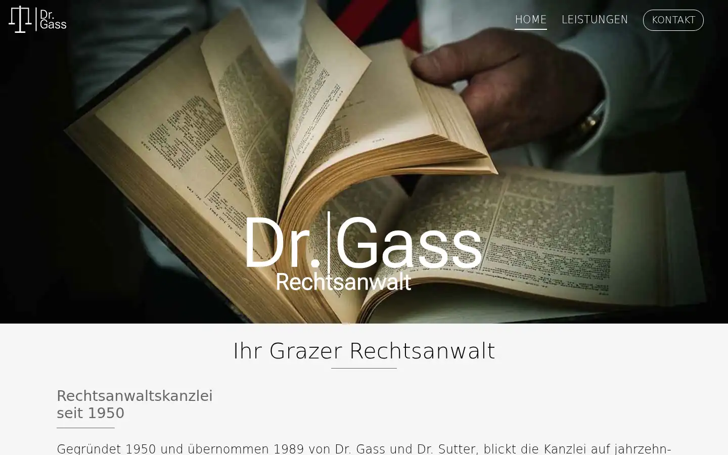 Screenshot of gass-rechtsanwalt.at