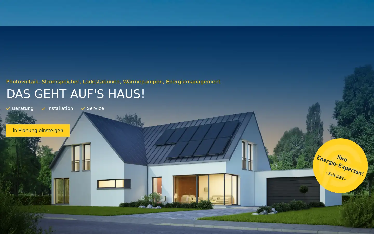 Screenshot of gast-partner.de