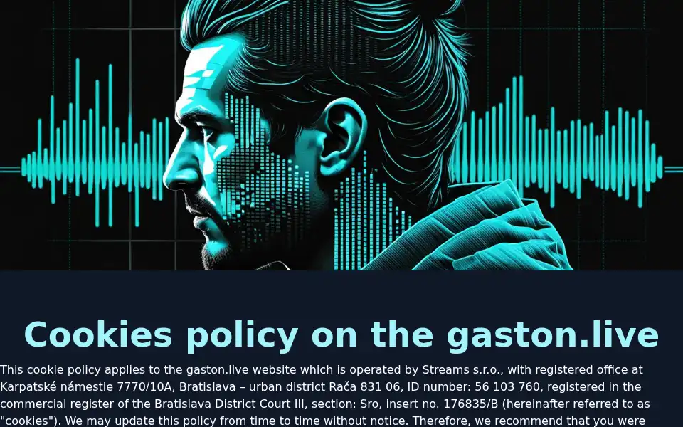 Screenshot of gaston.live