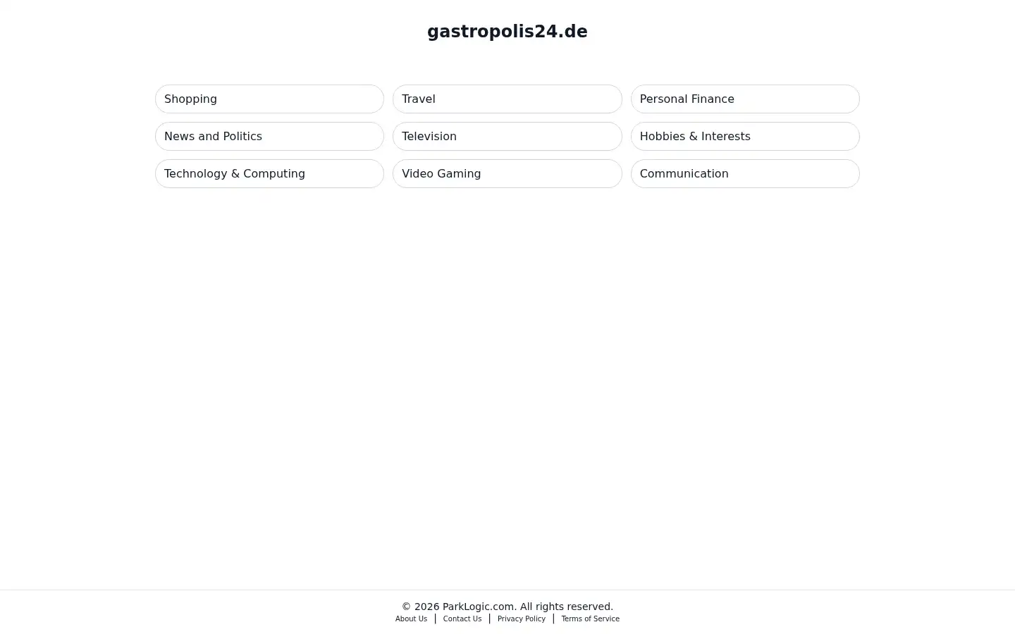 Screenshot of gastropolis24.de
