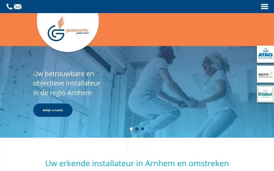 Screenshot of gaswacht.nu
