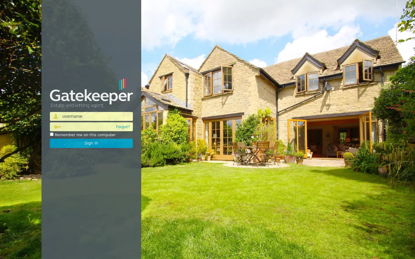 Screenshot of gatekeeper.co.uk