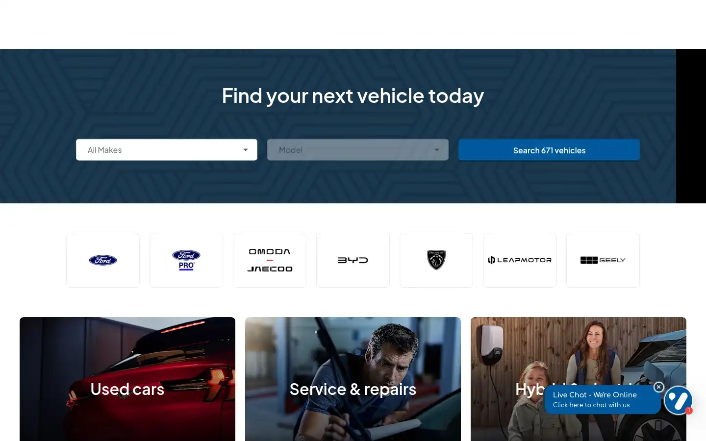 Screenshot of gates.co.uk