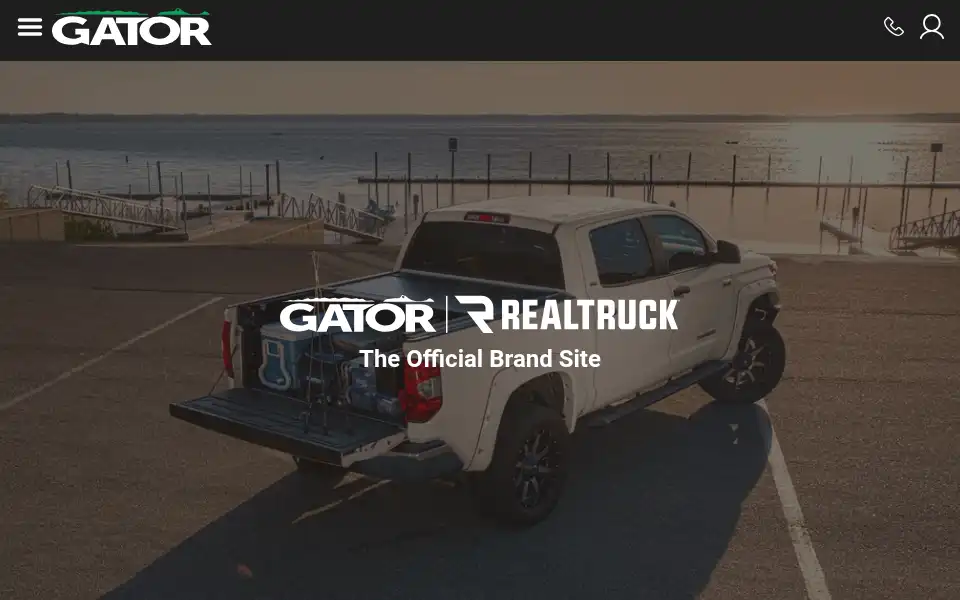 Screenshot of gatorcovers.com