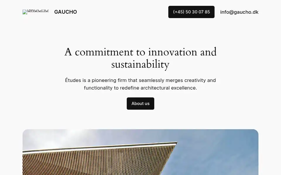 Screenshot of gaucho.dk