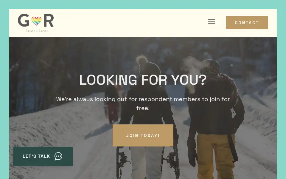 Screenshot of gayrelationships.co.uk