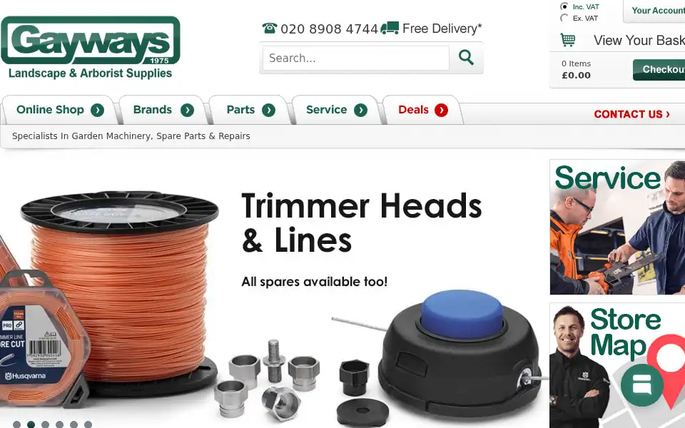 Screenshot of gaywaysltd.co.uk