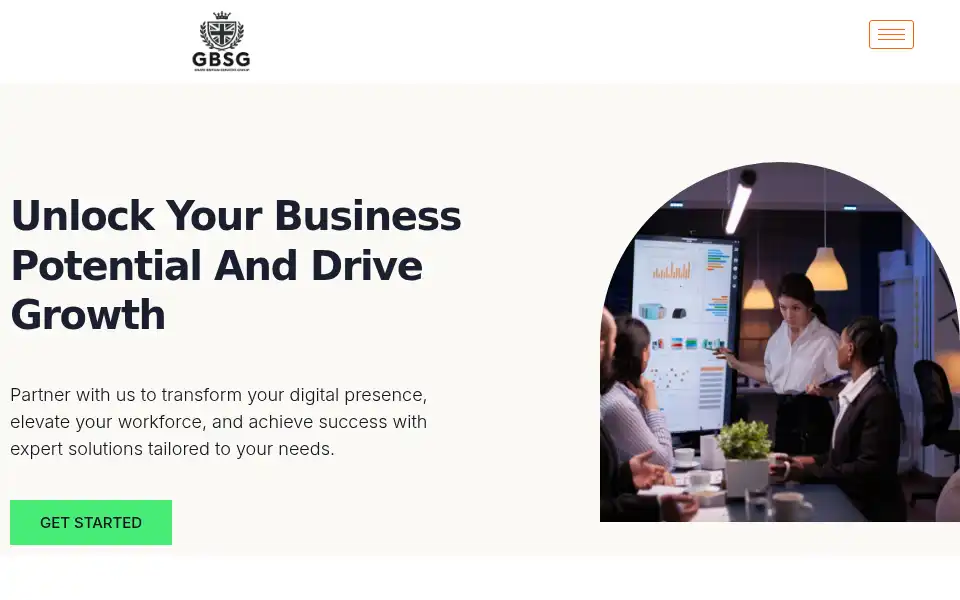 Screenshot of gbservicesgroup.co.uk
