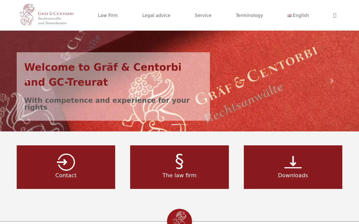Screenshot of gc-kanzlei.de
