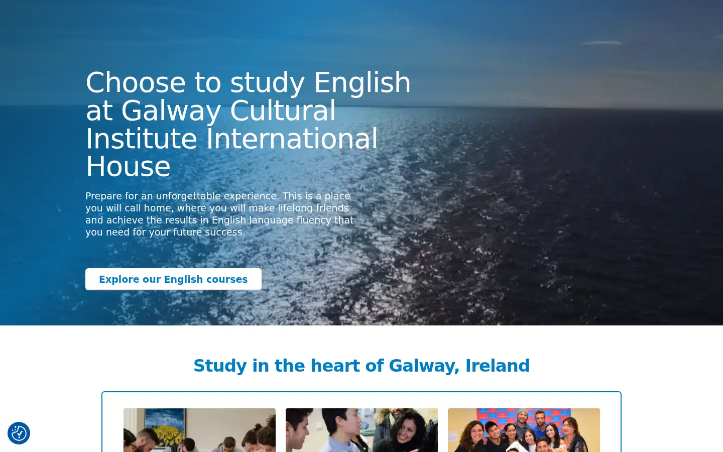 Screenshot of gci.ie