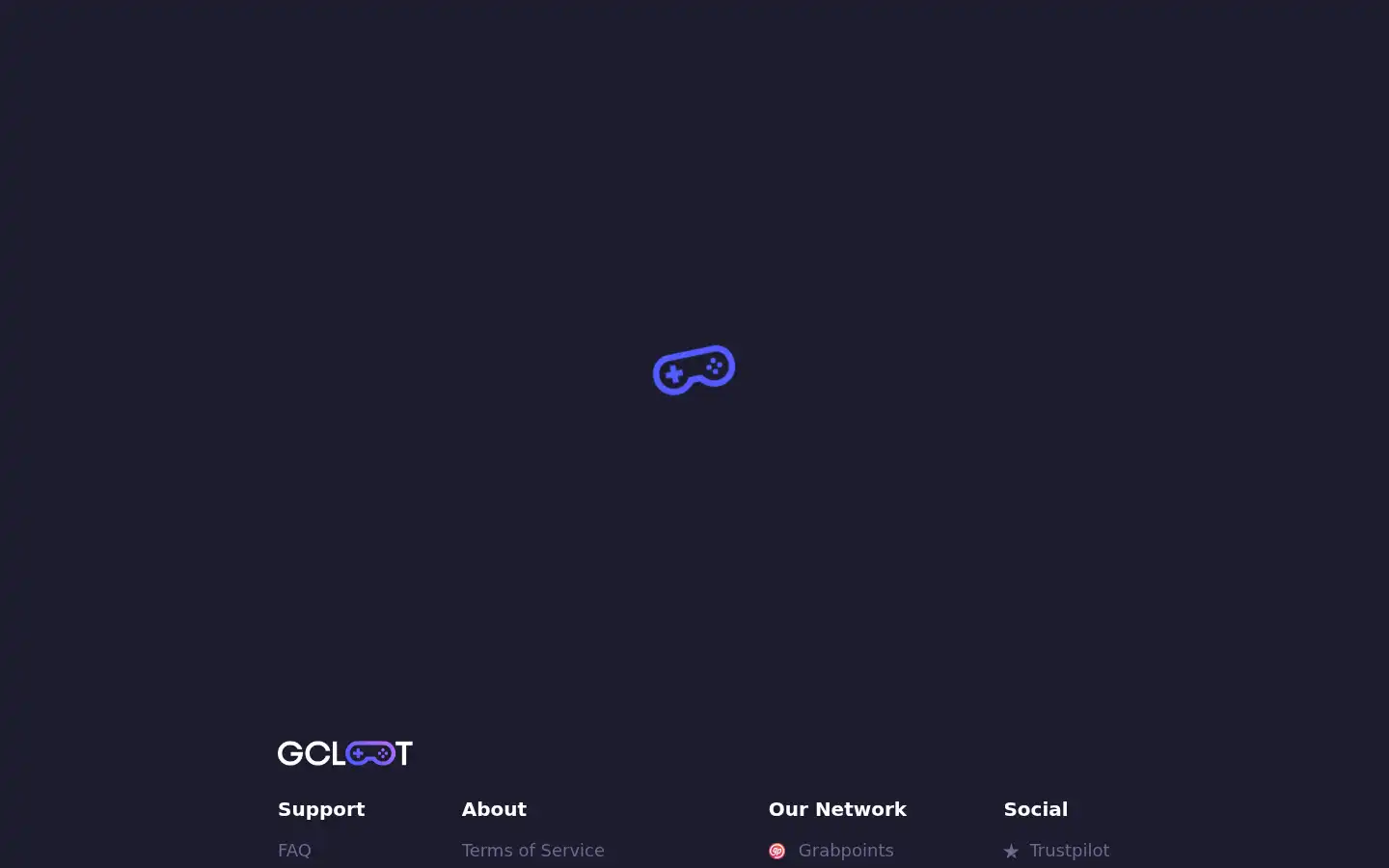 Screenshot of gcloot.com