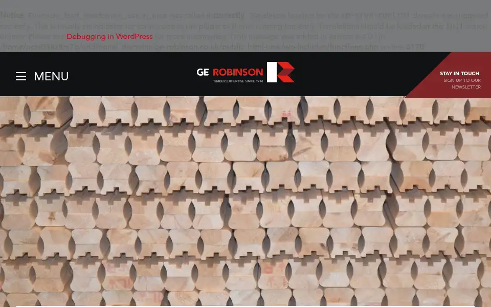 Screenshot of ge-robinson.co.uk