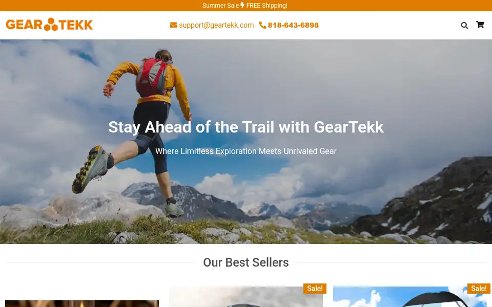 Screenshot of geartekk.com
