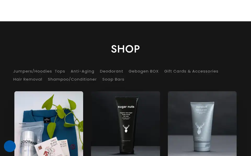 Screenshot of gebogen.co.uk