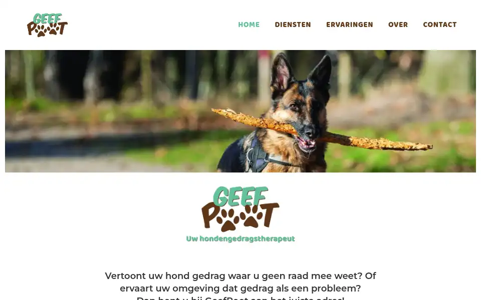 Screenshot of geefpoot.com