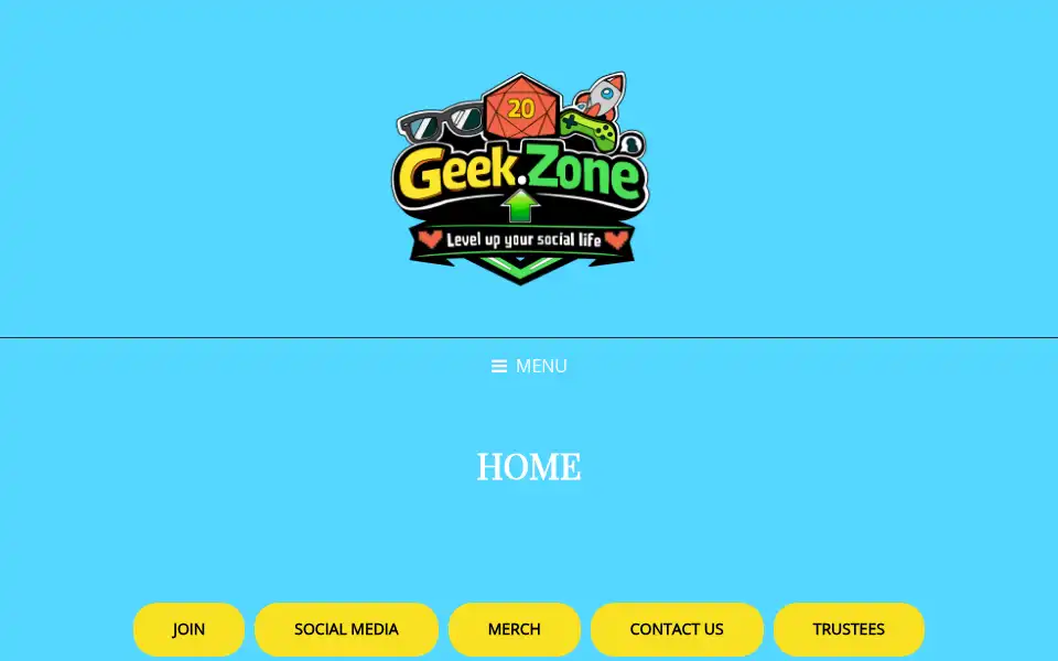 Screenshot of geek.zone