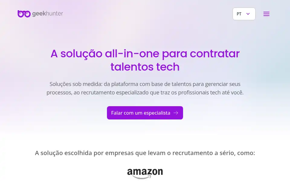 Screenshot of geekhunter.com.br