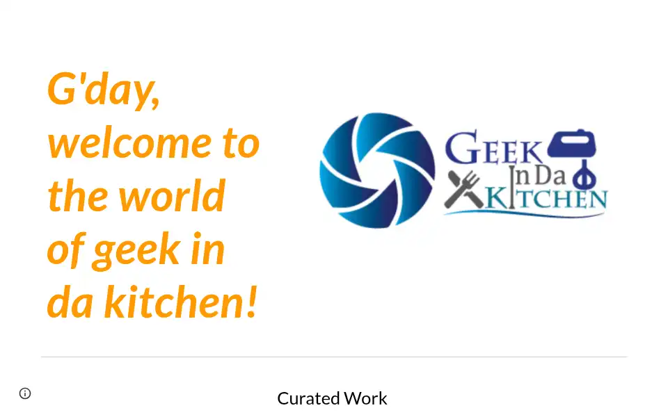 Screenshot of geekindakitchen.com