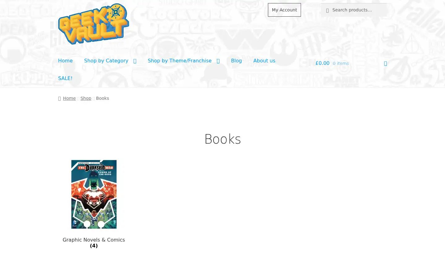 Screenshot of geekvault.co.uk