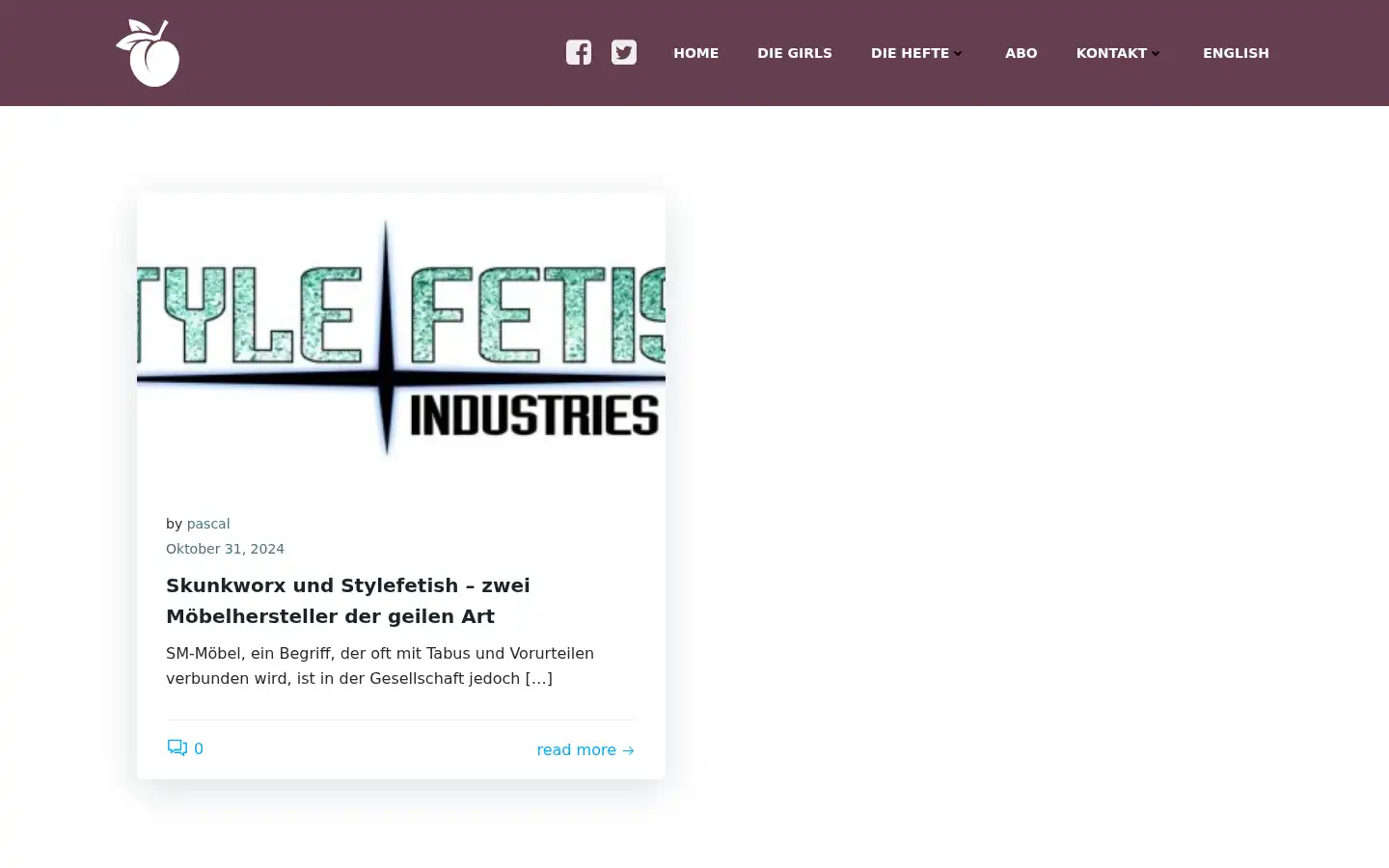 Screenshot of geilepflaume.de