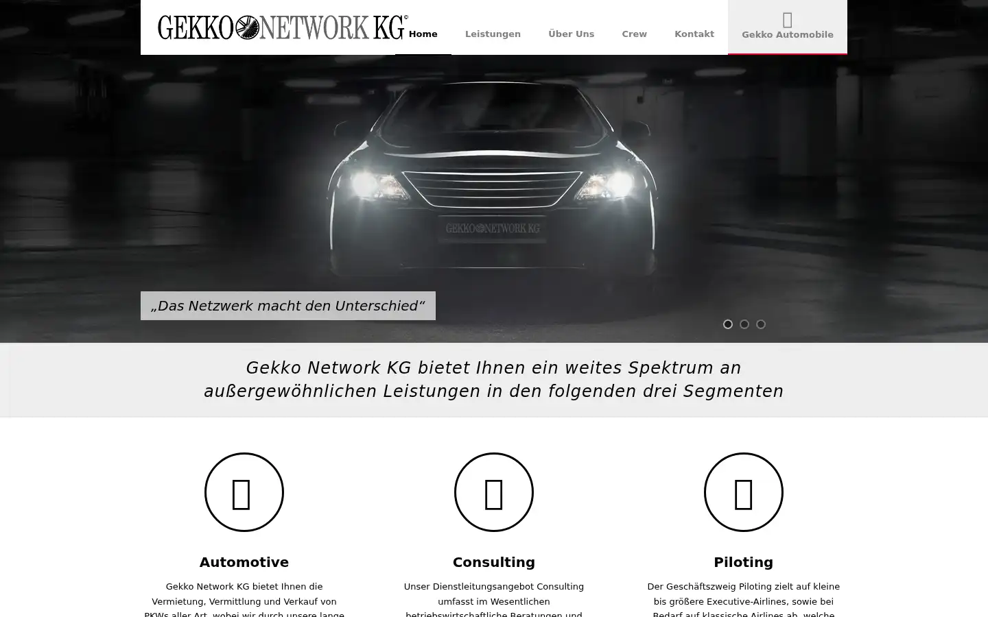 Screenshot of gekkonetwork.de
