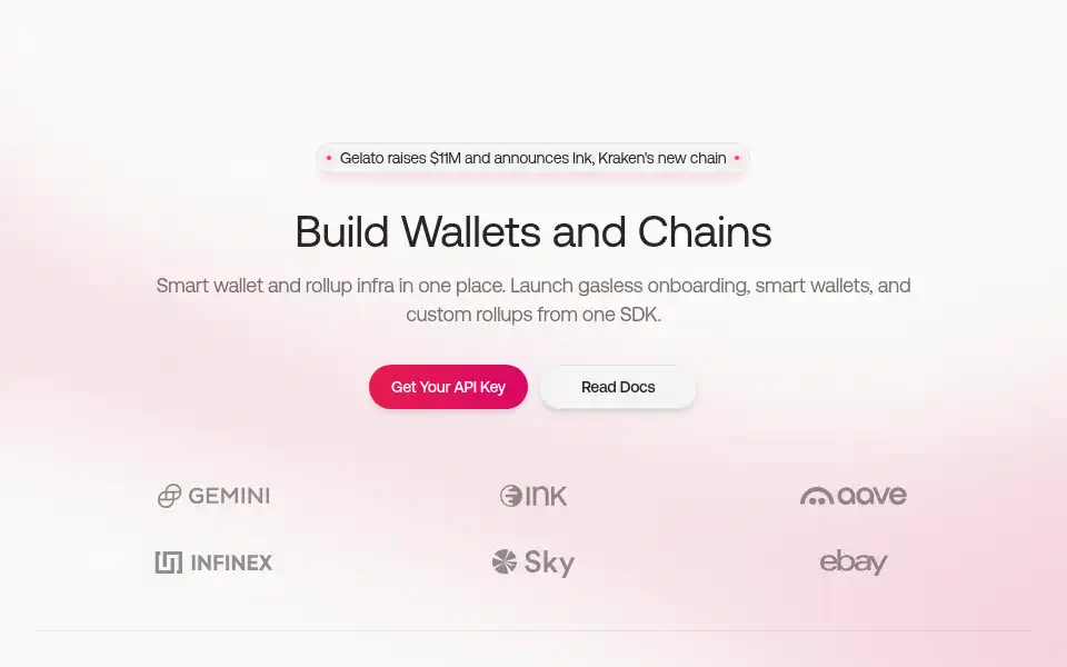 Screenshot of gelato.network