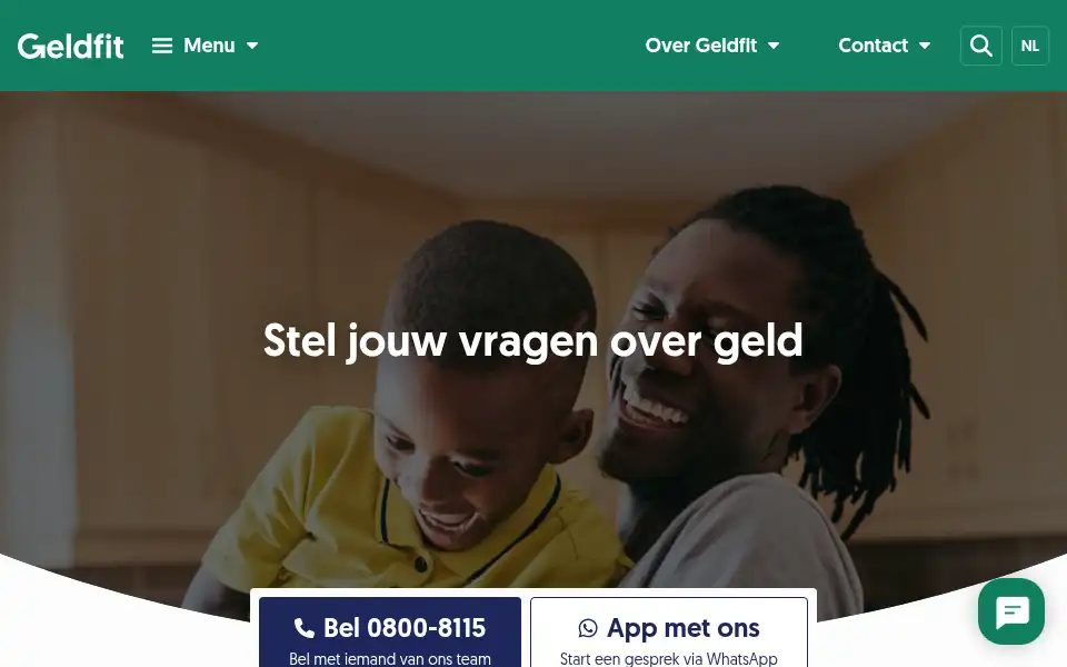 Screenshot of geldfit.nl