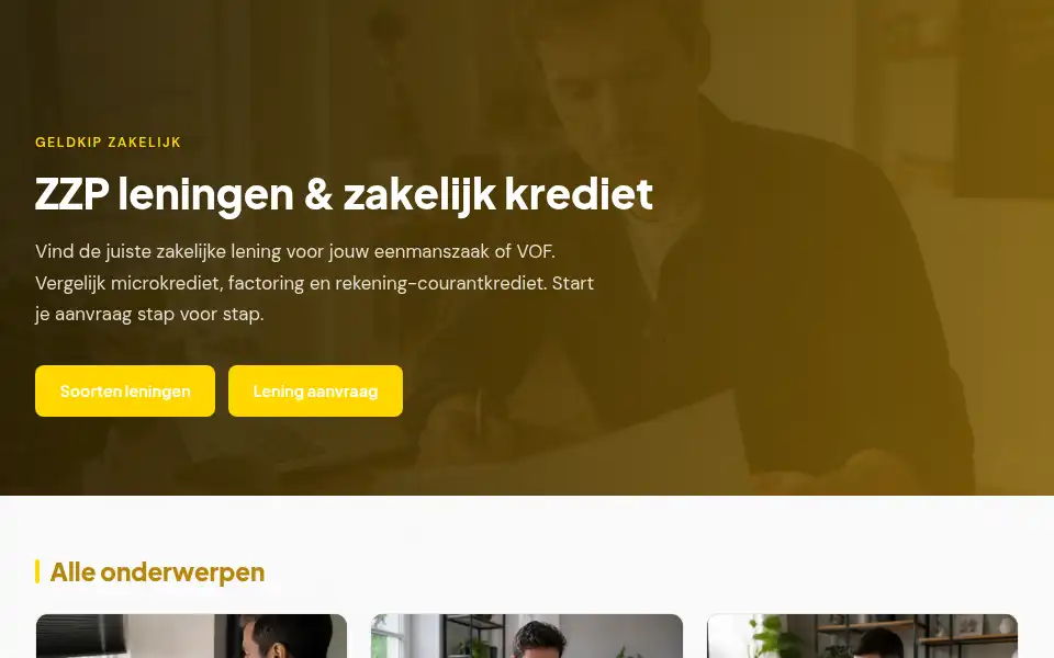 Screenshot of geldkip.nl