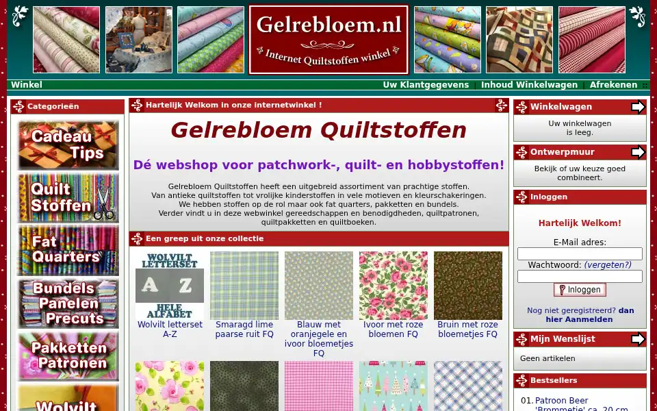 Screenshot of gelrebloem.nl