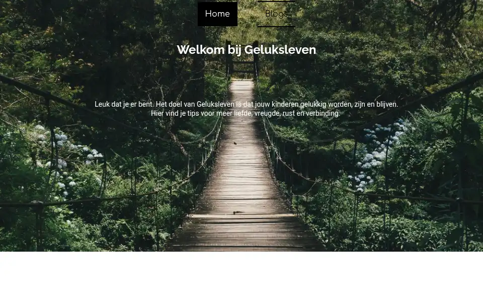 Screenshot of geluksleven.nl