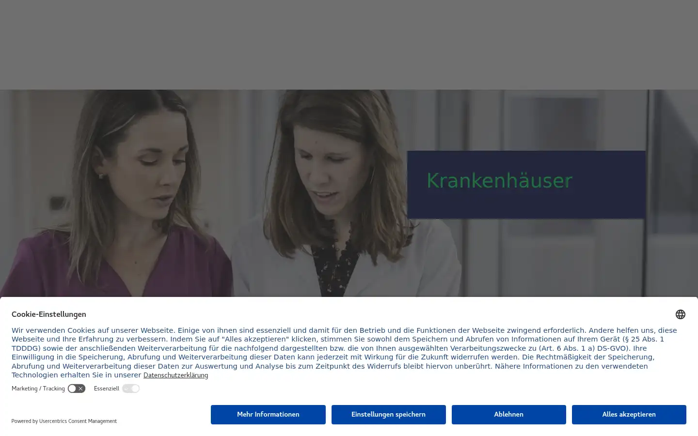 Screenshot of gematik.de