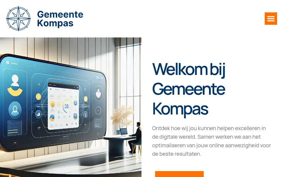 Screenshot of gemeente-kompas.nl