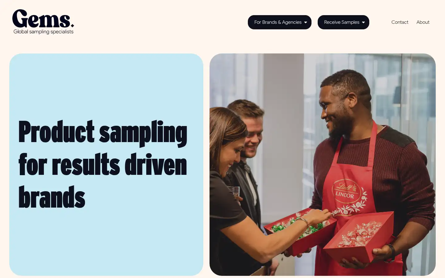 Screenshot of gemsatwork.com