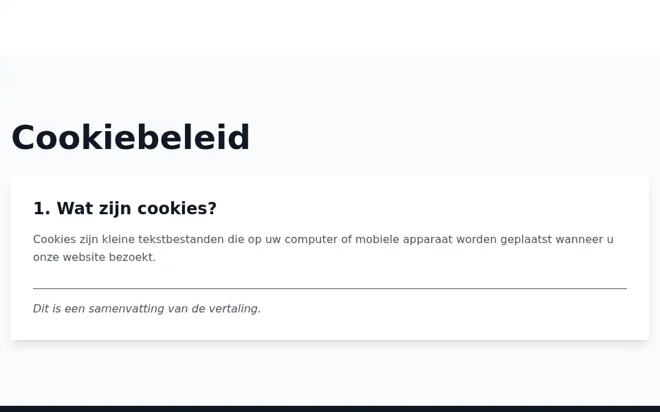 Screenshot of gencs.nl