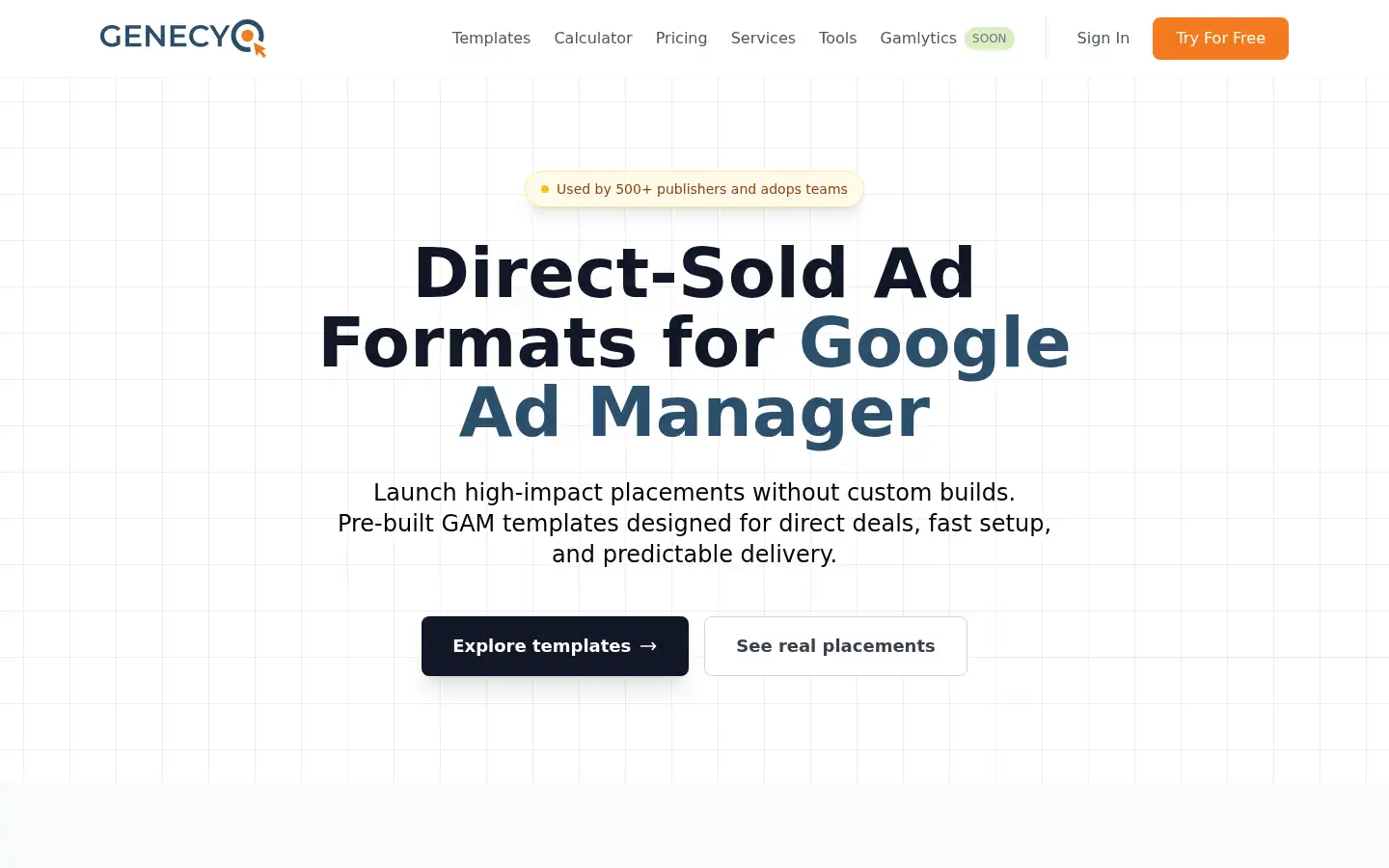 Screenshot of genecy.com