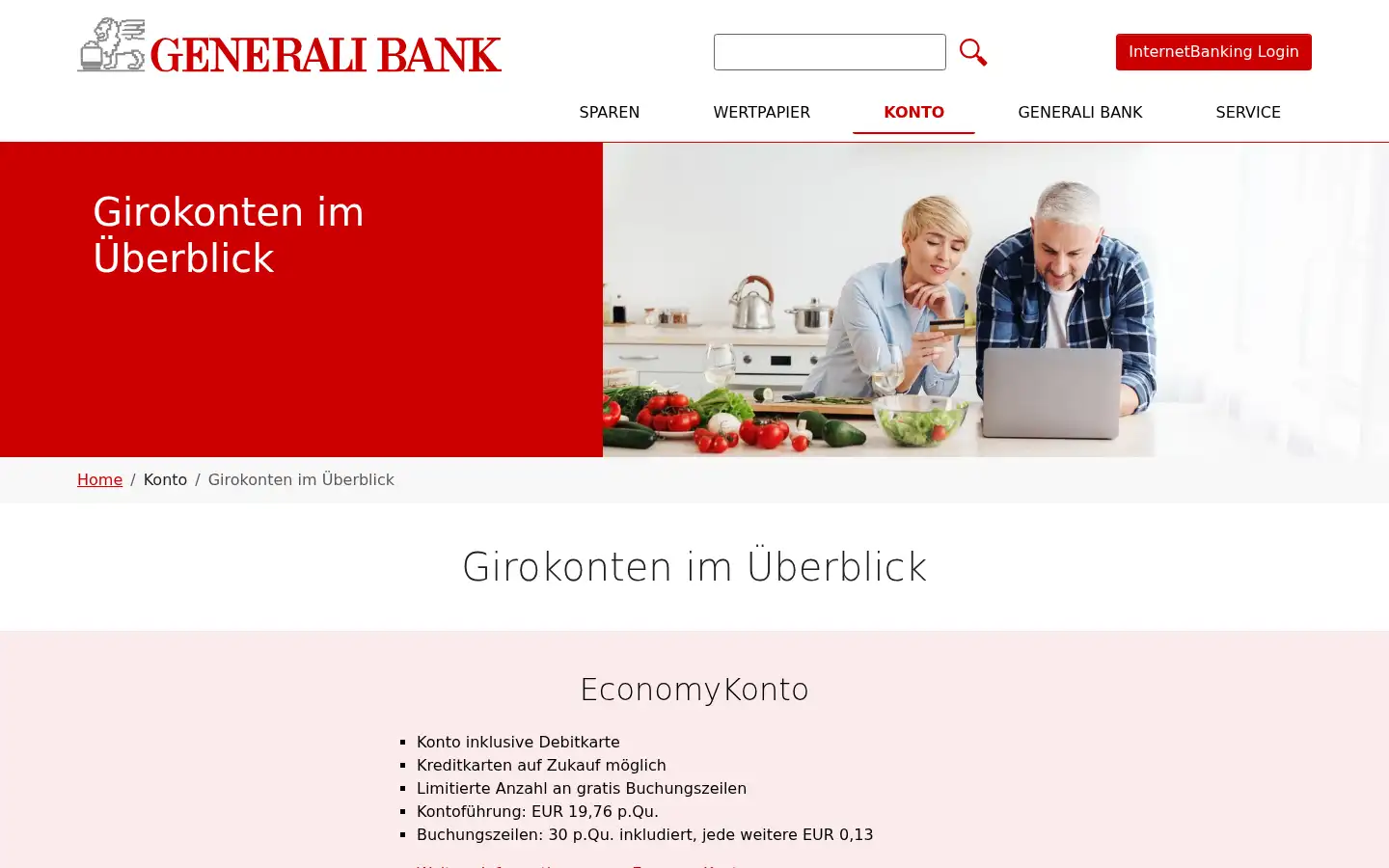 Screenshot of generalibank.at