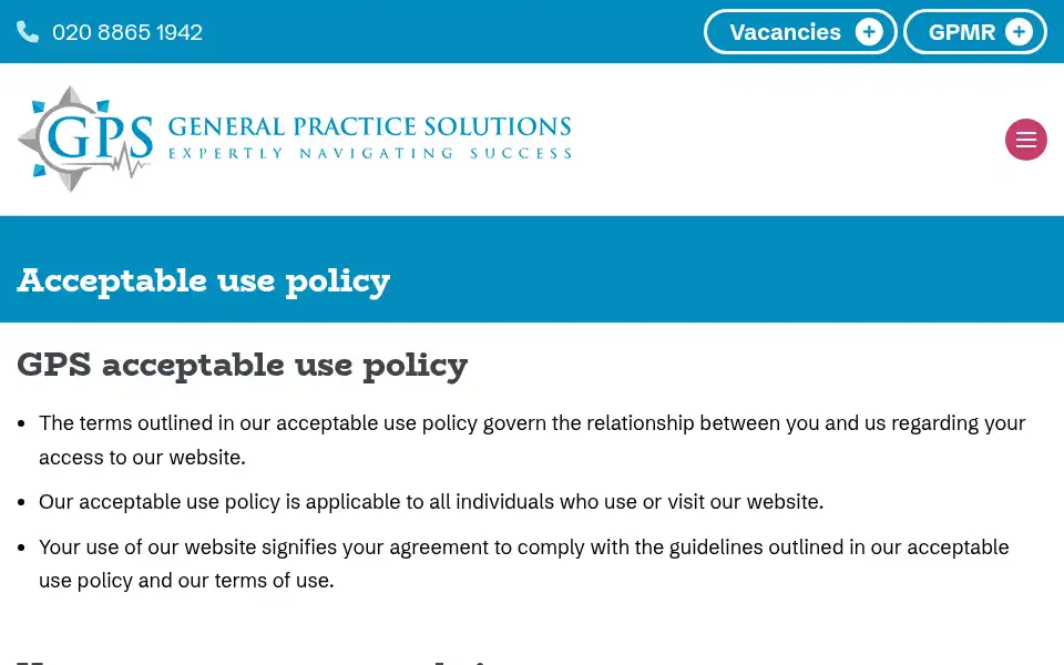 Screenshot of generalpracticesolutions.net
