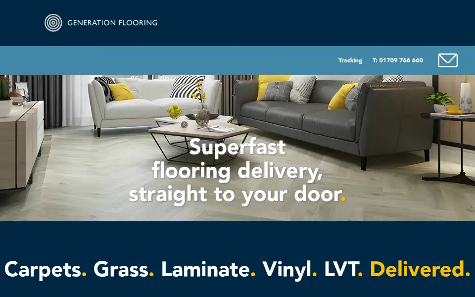 Screenshot of generationflooring.com