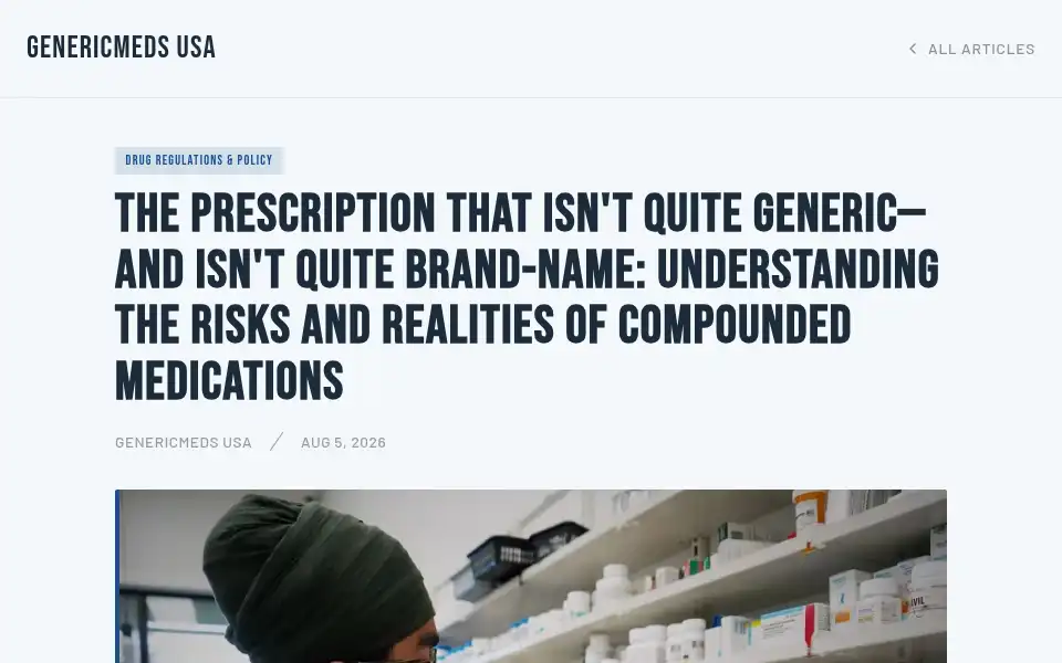 Screenshot of genericmedsusa.com