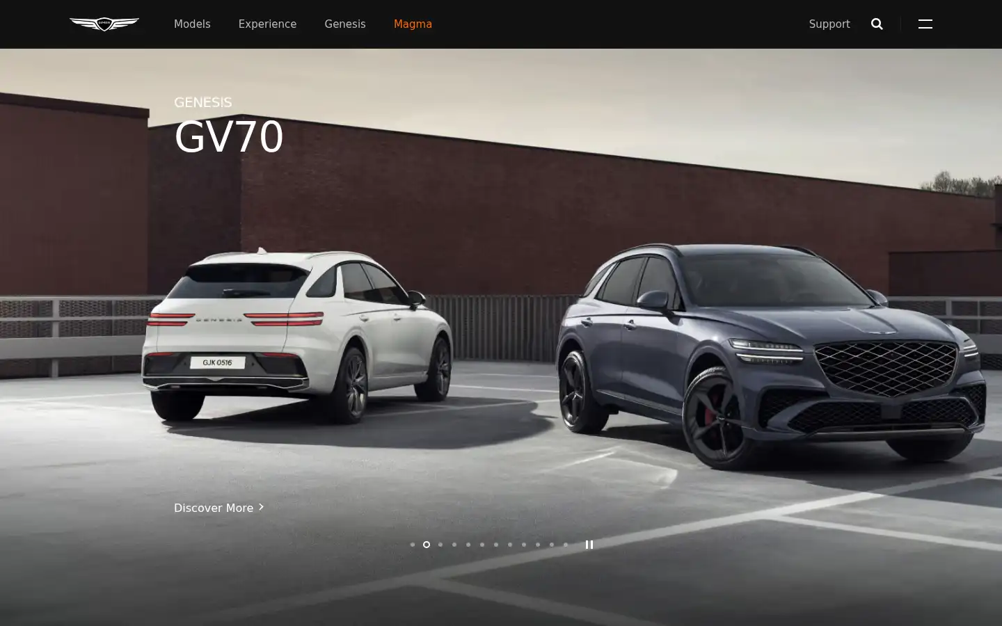Screenshot of genesis.com