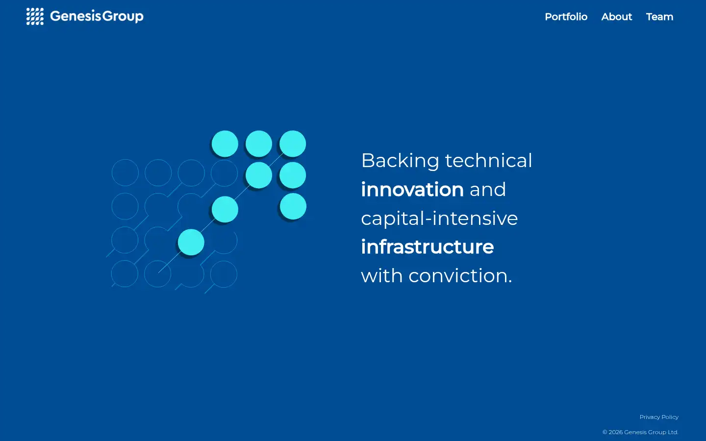 Screenshot of genesis-group.com