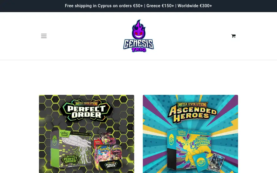 Screenshot of genesis-trio.com