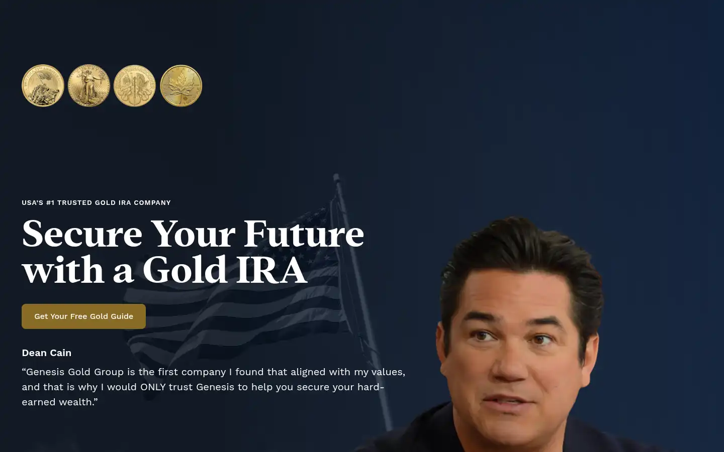 Screenshot of genesisgoldgroup.com