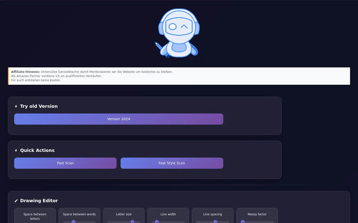 Screenshot of geniedetache.com