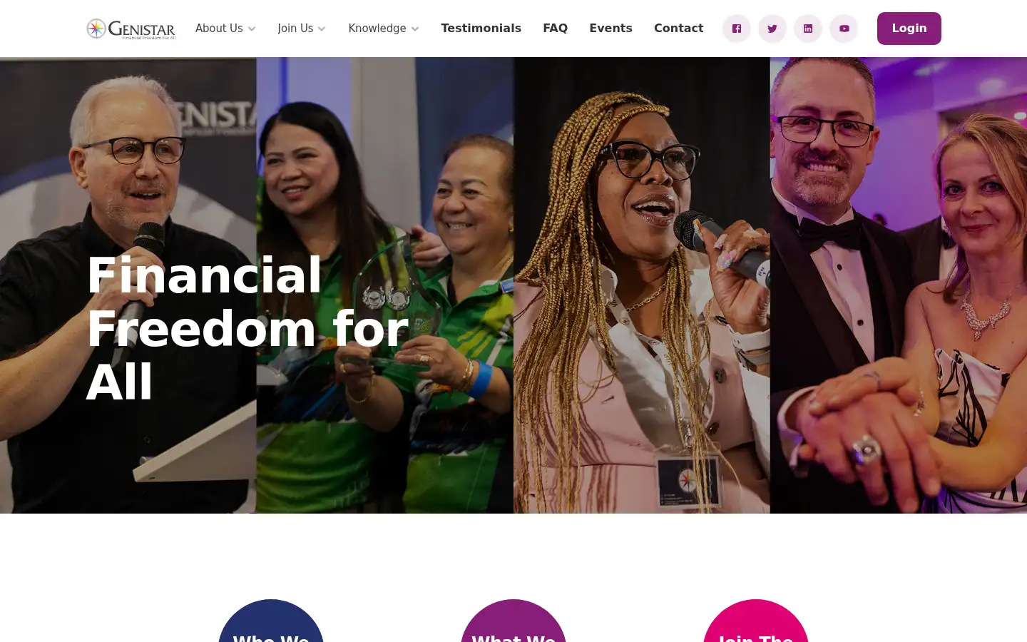 Screenshot of genistar.co.uk