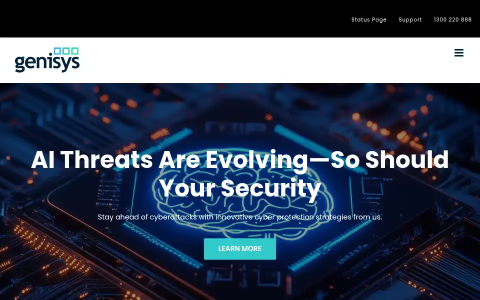 Screenshot of genisys.com.au