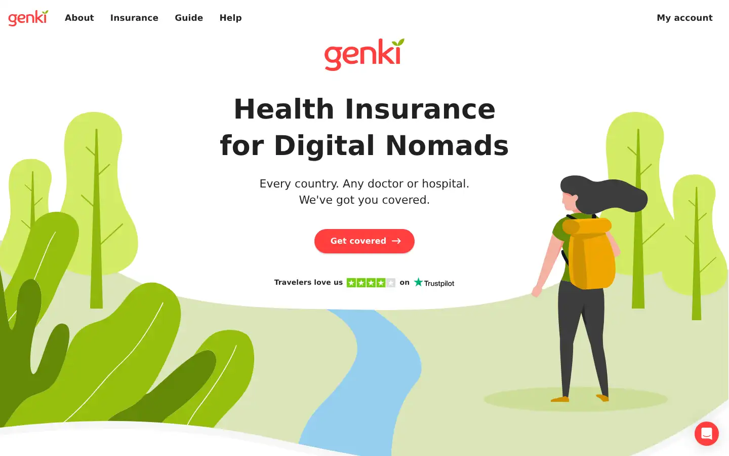 Screenshot of genki.world