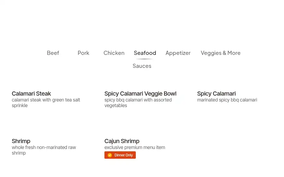 Screenshot of genkoreanbbq.com